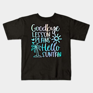Hello Teacher School Summer Kids T-Shirt